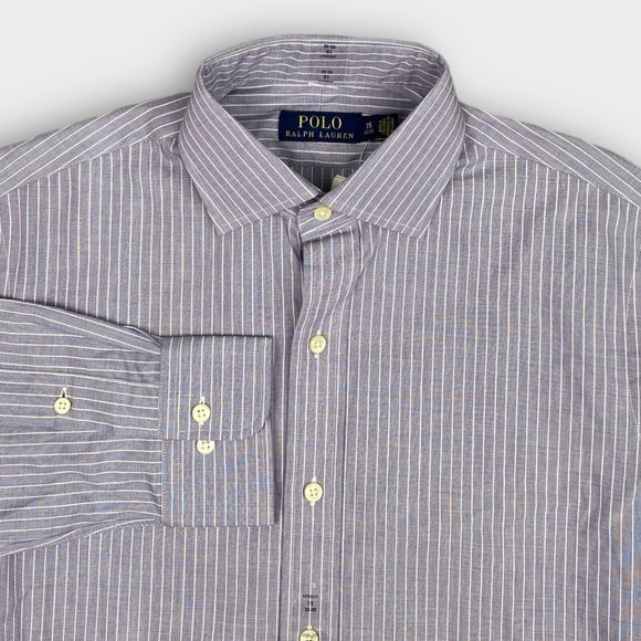 Polo Ralph Lauren Other - $168 Polo Ralph Lauren Men's 15 32/33 Striped Button Up Long Sleeve Shirt Purple
